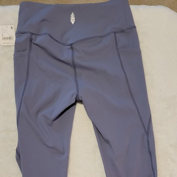 NWT - FP MOVEMENT BY FREE PEOPLE YOGA PANTS BLUE GRANITE SIZE SMALL - NWT - Picture 2 of 8